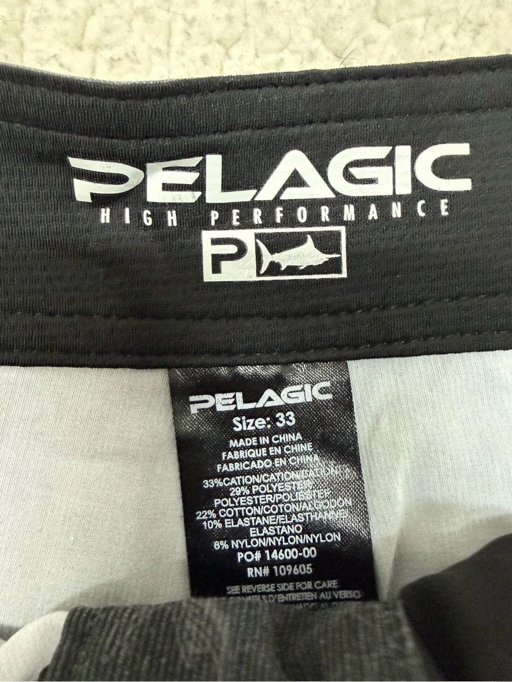Pelagic Men’s Gray Deep Drop Shorts